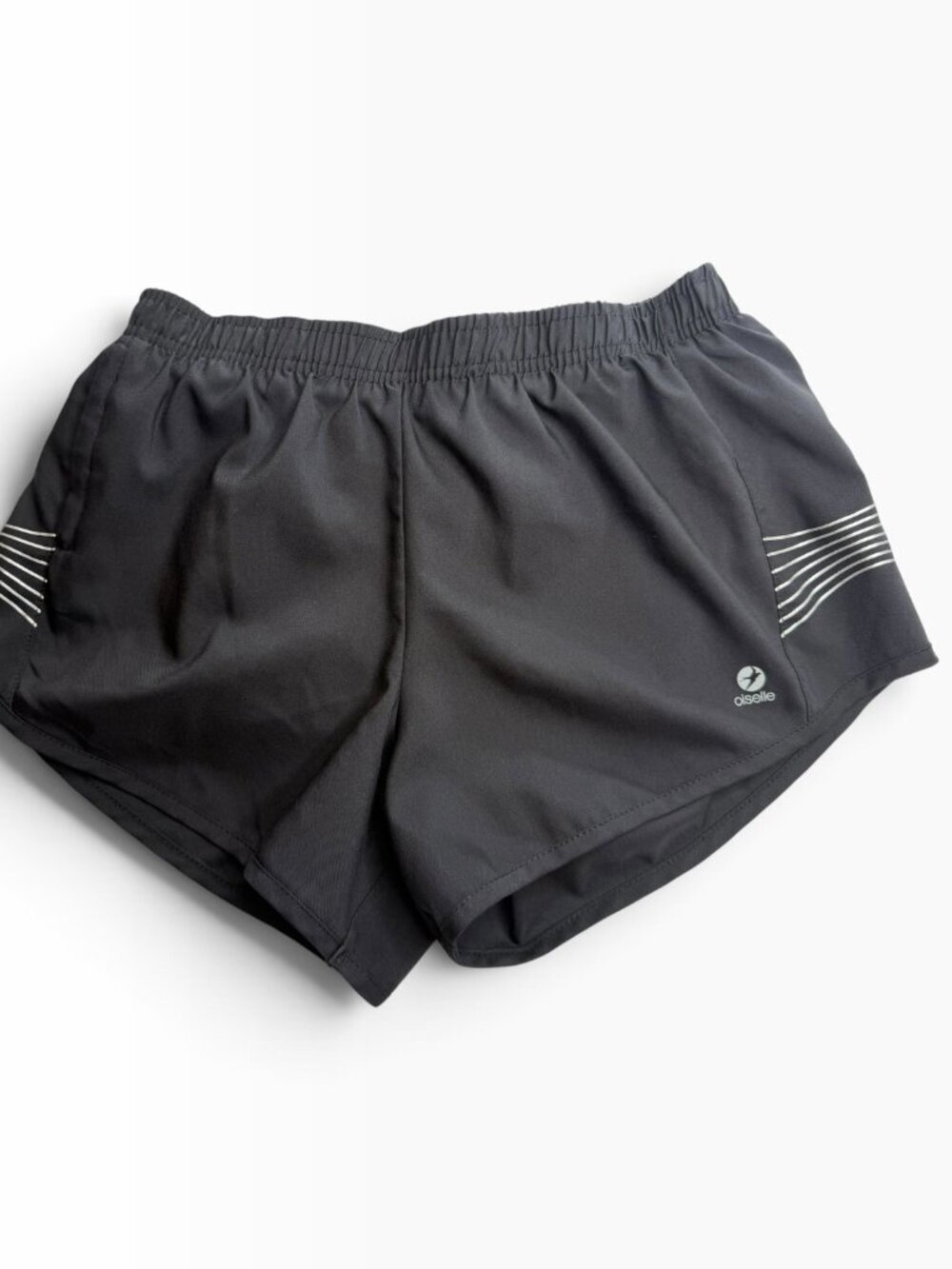 Oiselle Black Running Shorts, Size women's Small Elastic Waistband